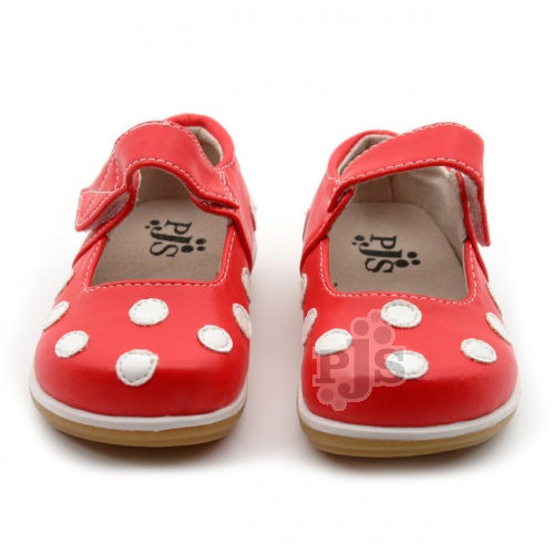 Cherry with White Polka Dots Toddler Mary Jane