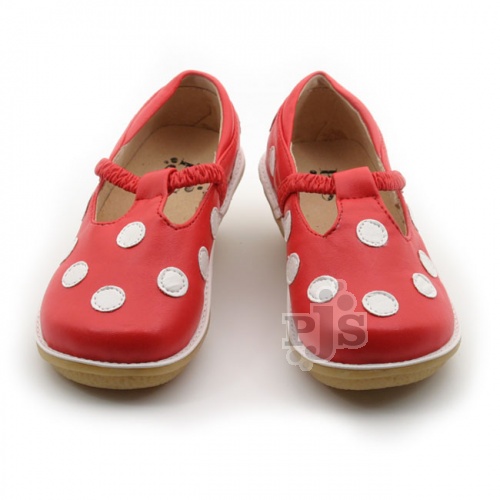 Cherry with White Polka Dots Puddle Jumper