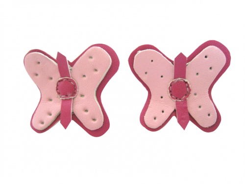 Hot Pink with Light Pink Butterfly Accessory